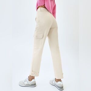Wilfred Beige Modern Cargo Pants